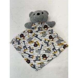 Sleep On It Lovey Gray Bear Zebra Giraffe Lion Elephant Animals Baby Boys Girls